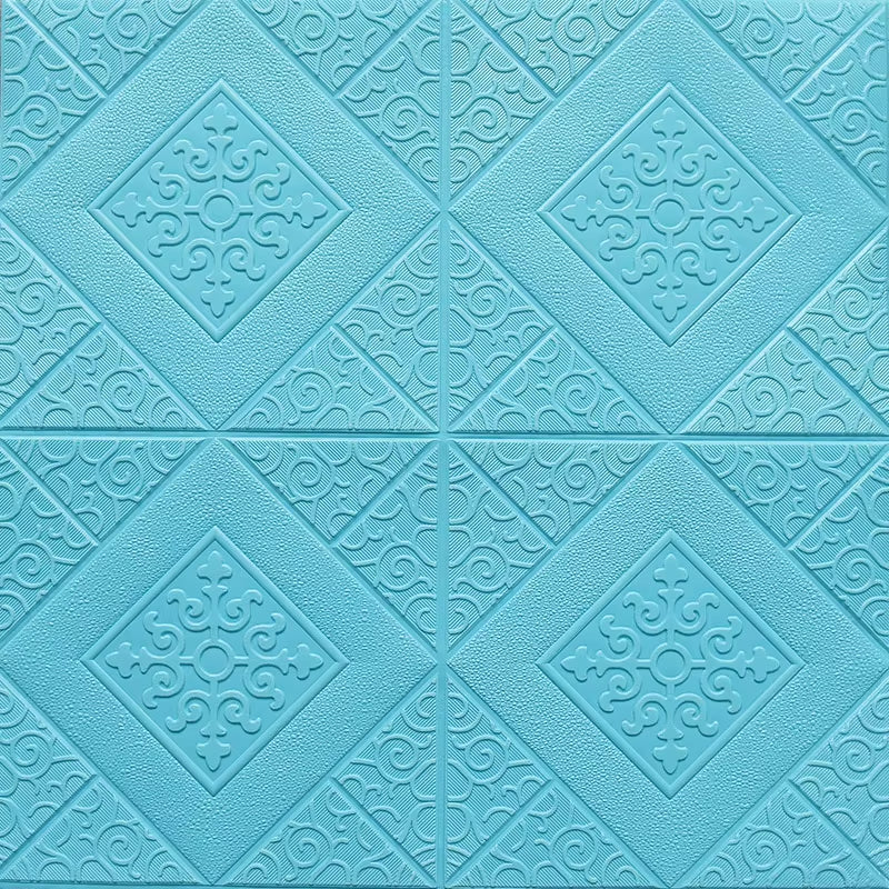 10Pcs 70×70Cm Ceiling Wallpaper 3D Foam Brick Wallpaper Adhesive Wall Decor Wall Stickers