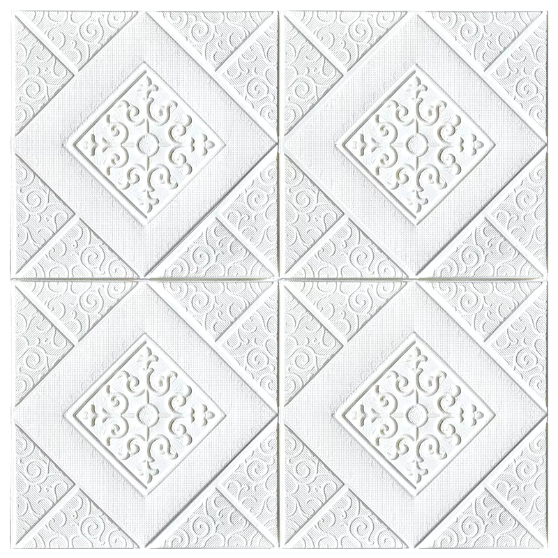 10Pcs 70×70Cm Ceiling Wallpaper 3D Foam Brick Wallpaper Adhesive Wall Decor Wall Stickers