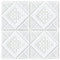 10Pcs 70×70Cm Ceiling Wallpaper 3D Foam Brick Wallpaper Adhesive Wall Decor Wall Stickers