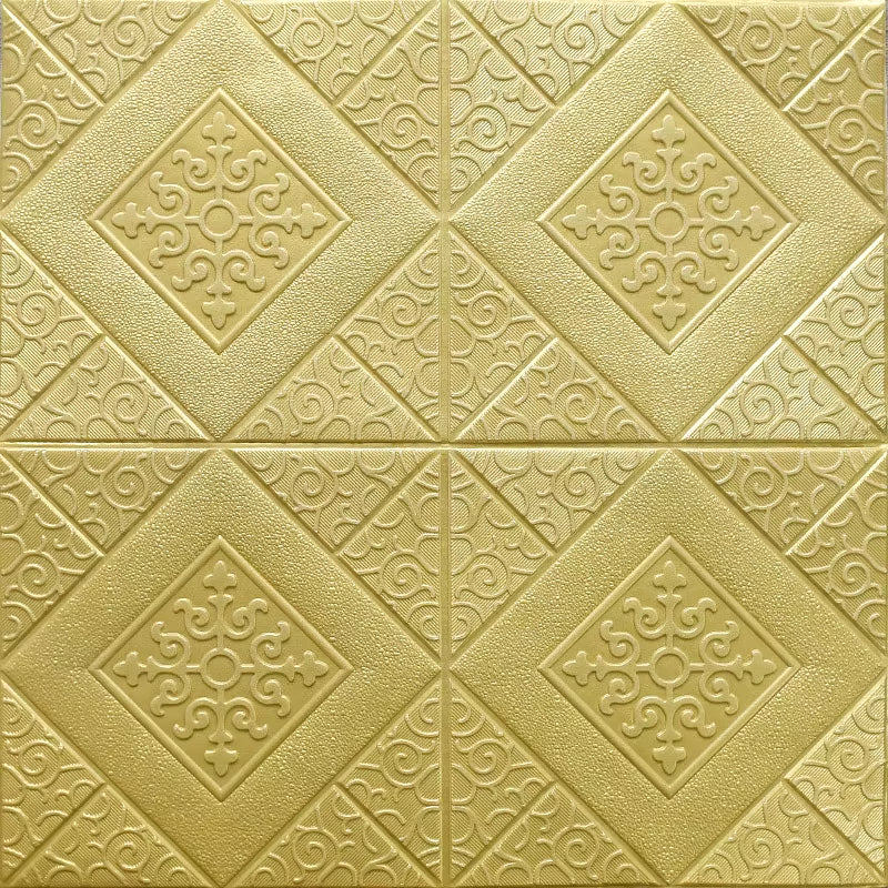 10Pcs 70×70Cm Ceiling Wallpaper 3D Foam Brick Wallpaper Adhesive Wall Decor Wall Stickers