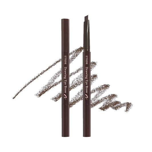 ETUDE Drawing Eye Brow 0.25g #1 Dark Brown 21AD | Long-Lasting Eyebrow Pencil for Soft Textured Natural Daily Look Eyebrow Makeup | K-beauty #1 Dark Brown_21AD 0.01 Ounce (Pack of 1)