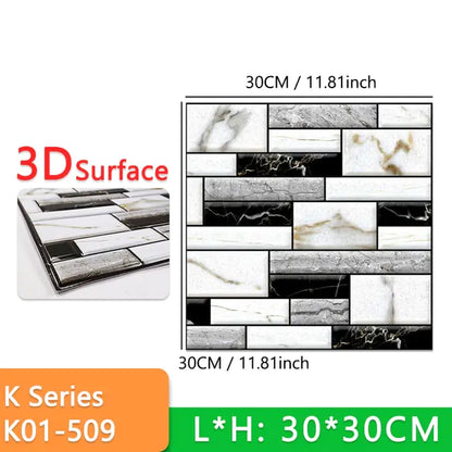 Thick Self-Adhesive Marble Floor Stickers