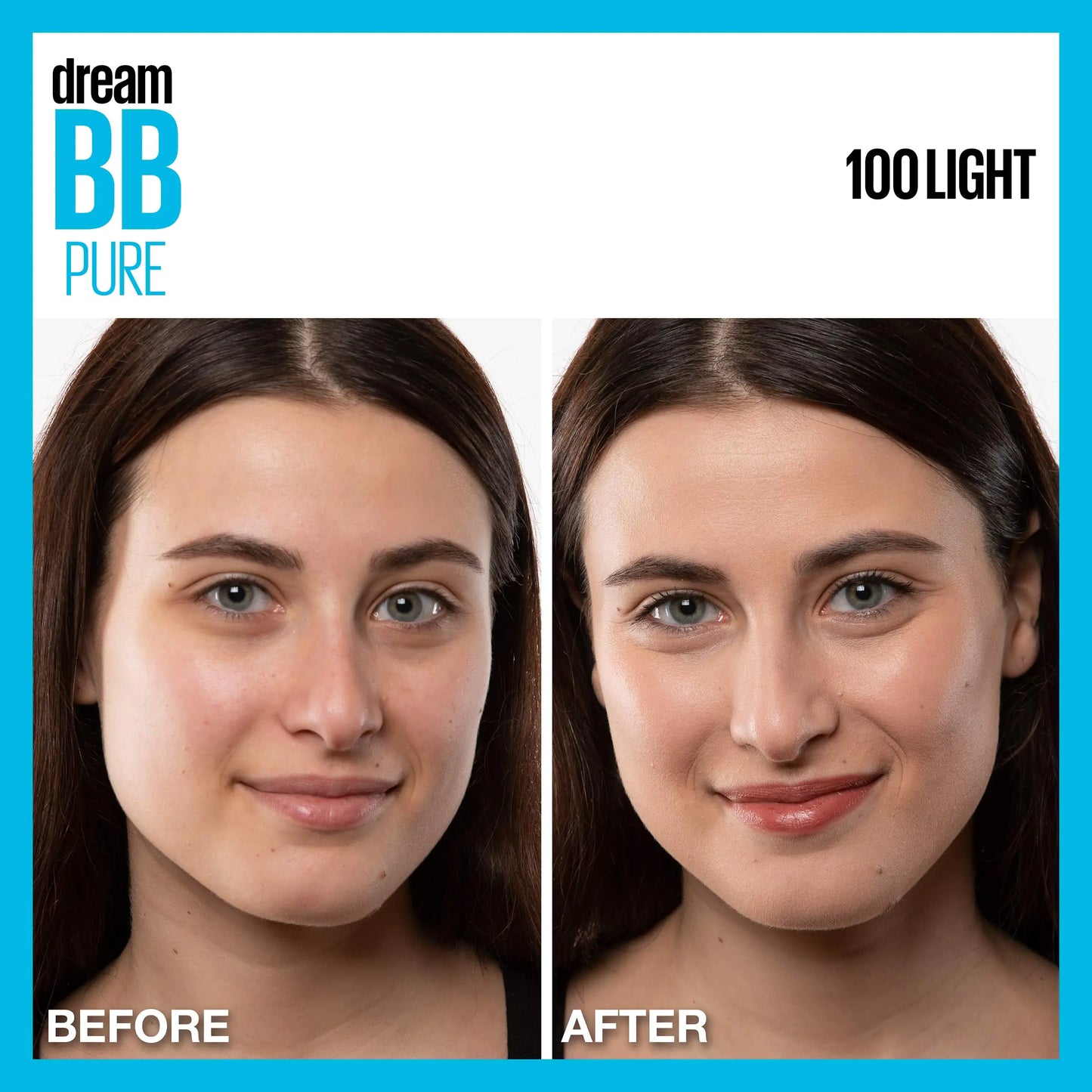 Maybelline Dream Pure Skin Clearing BB Cream, 8-in-1 Skin Perfecting Beauty Balm With 2% Salicylic Acid, Sheer Tint Coverage, Oil-Free, Light, 1 Count 1 Fl Oz (Pack of 1) 100 LIGHT