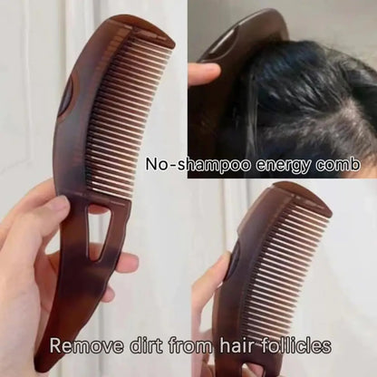 Revolutionary design of dandruff comb, energy massage comb, beauty comb, healthier scalp, better hair quality for women and men to remove dandruff and dirt (Medium, Count, 1)