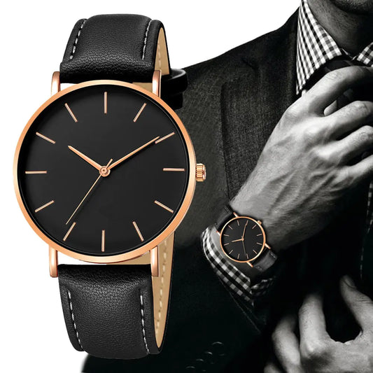 Simple Leather Men's Luxury Watches