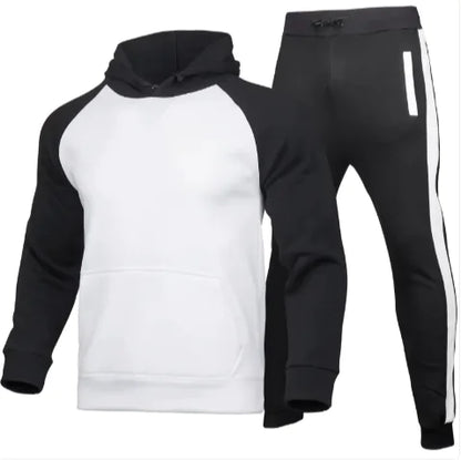 Men's Hooded Cardigan Sports Suit