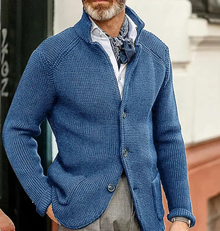 Men's Knitted Sweater Coat