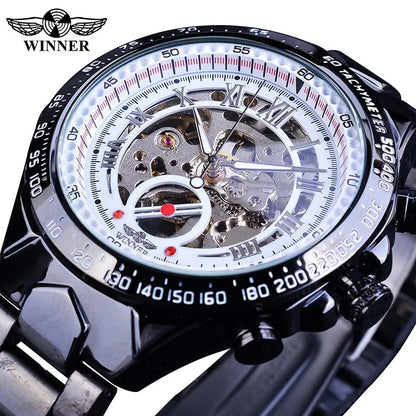 Men's Mechanical Sport Golden Watch