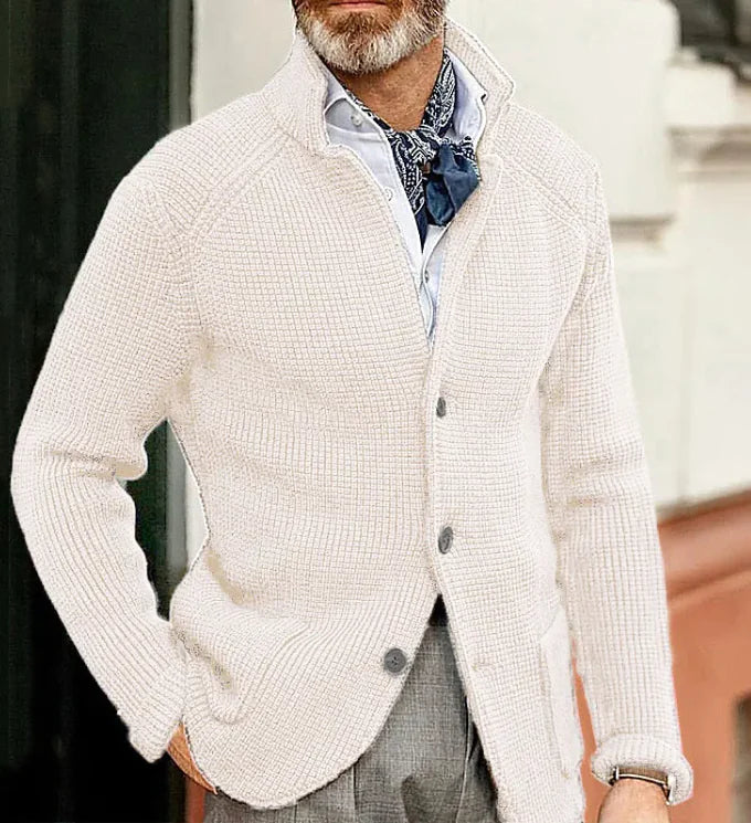 Men's Knitted Sweater Coat