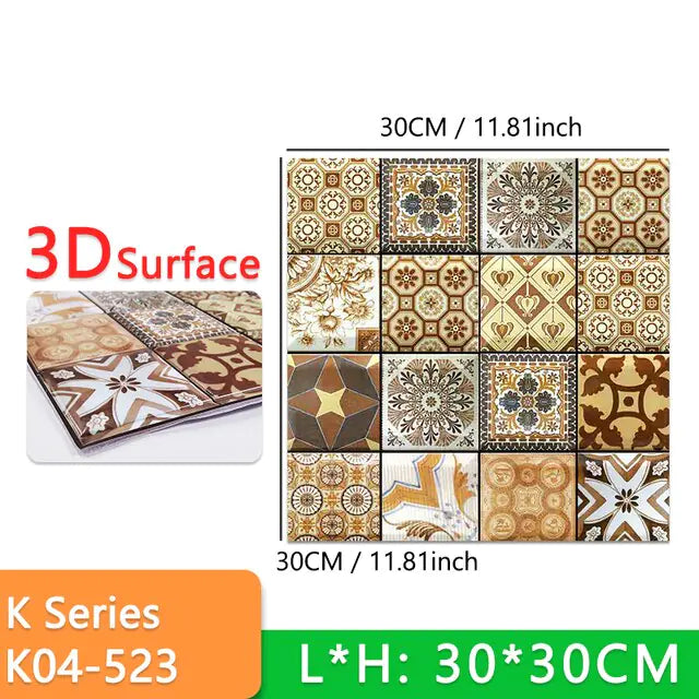 Thick Self-Adhesive Marble Floor Stickers