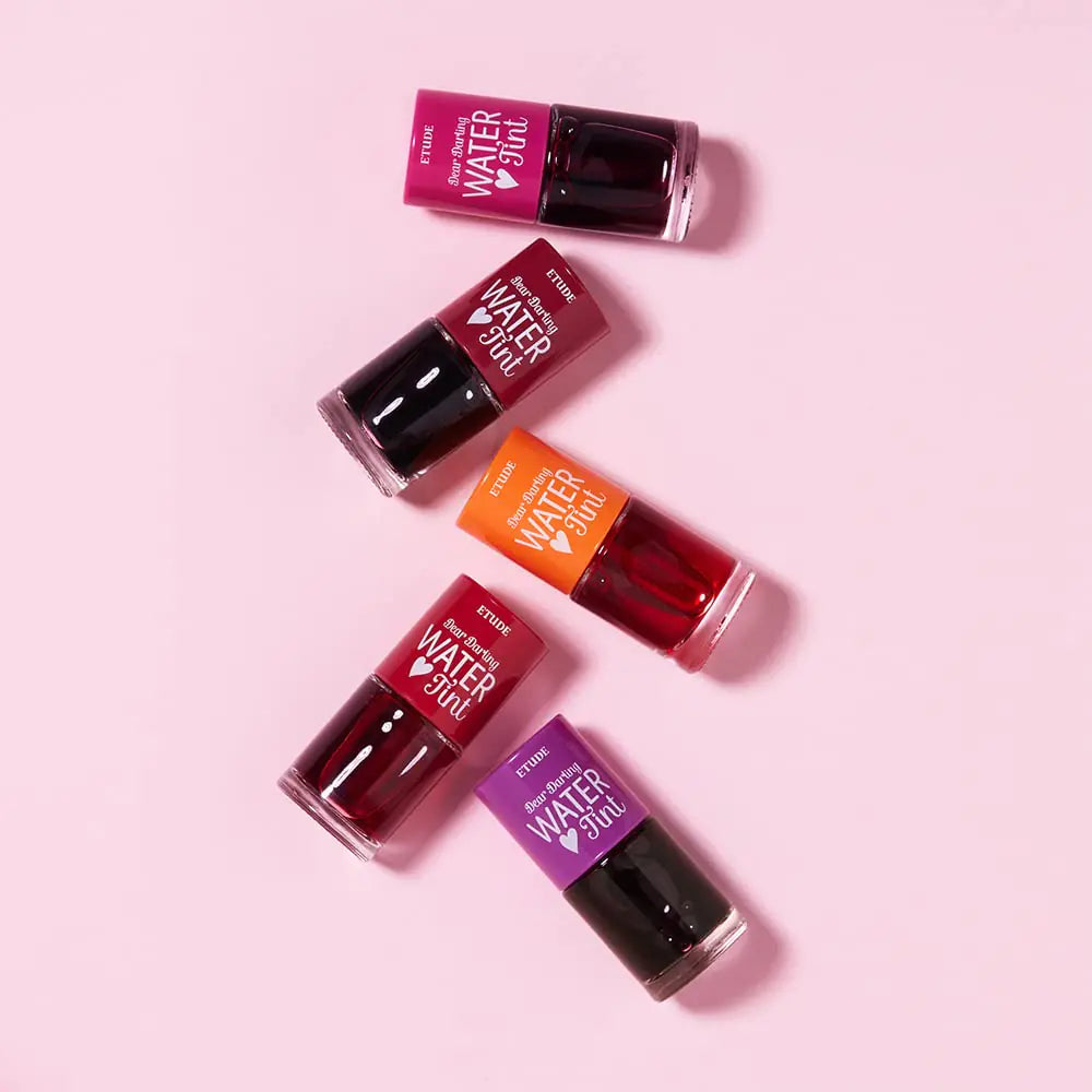 ETUDE Dear Darling Water Tint #5 Grape Ade | Vivid Color Lip Stain with Moisturizing Weightless & Non-sticky Finish Lip Stain | Smudge-proof & Lightweight Lip Tint | K-beauty 0.31 Fl Oz (Pack of 1)