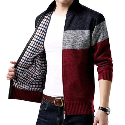 Men's Triple Tone Cardigan