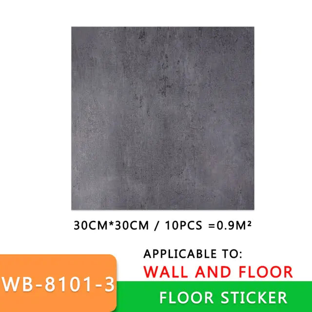 Thick Self-Adhesive Marble Floor Stickers