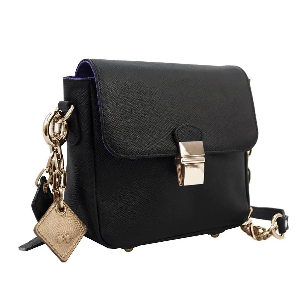 Tiny Leather Crossbody -Black (Option 1)