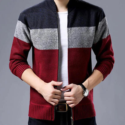 Men's Triple Tone Cardigan